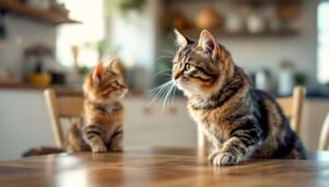 So gewöhnst du deiner Katze das Auf-den-Tisch-Springen ab: 5 wirksame Methoden