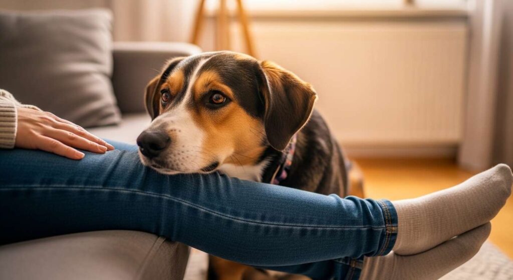 Was es bedeutet, wenn Ihr Hund sich an Sie anlehnt