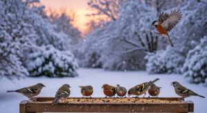 Der winterliche „Hunger Gap“, der Gartenvögel jetzt besonders gefährdet