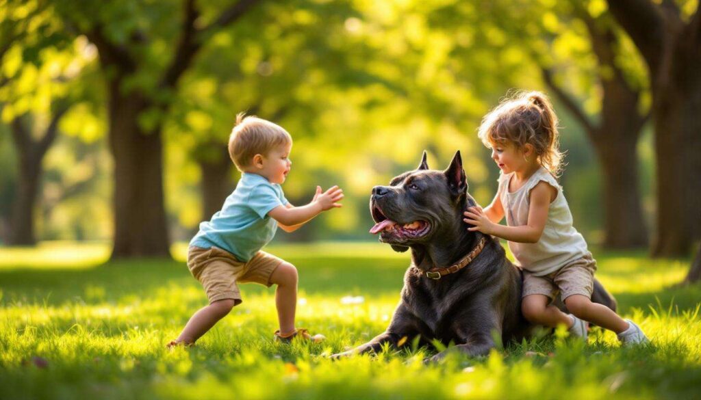 Ist der Cane Corso der richtige Hund für Familien mit kleinen Kindern?